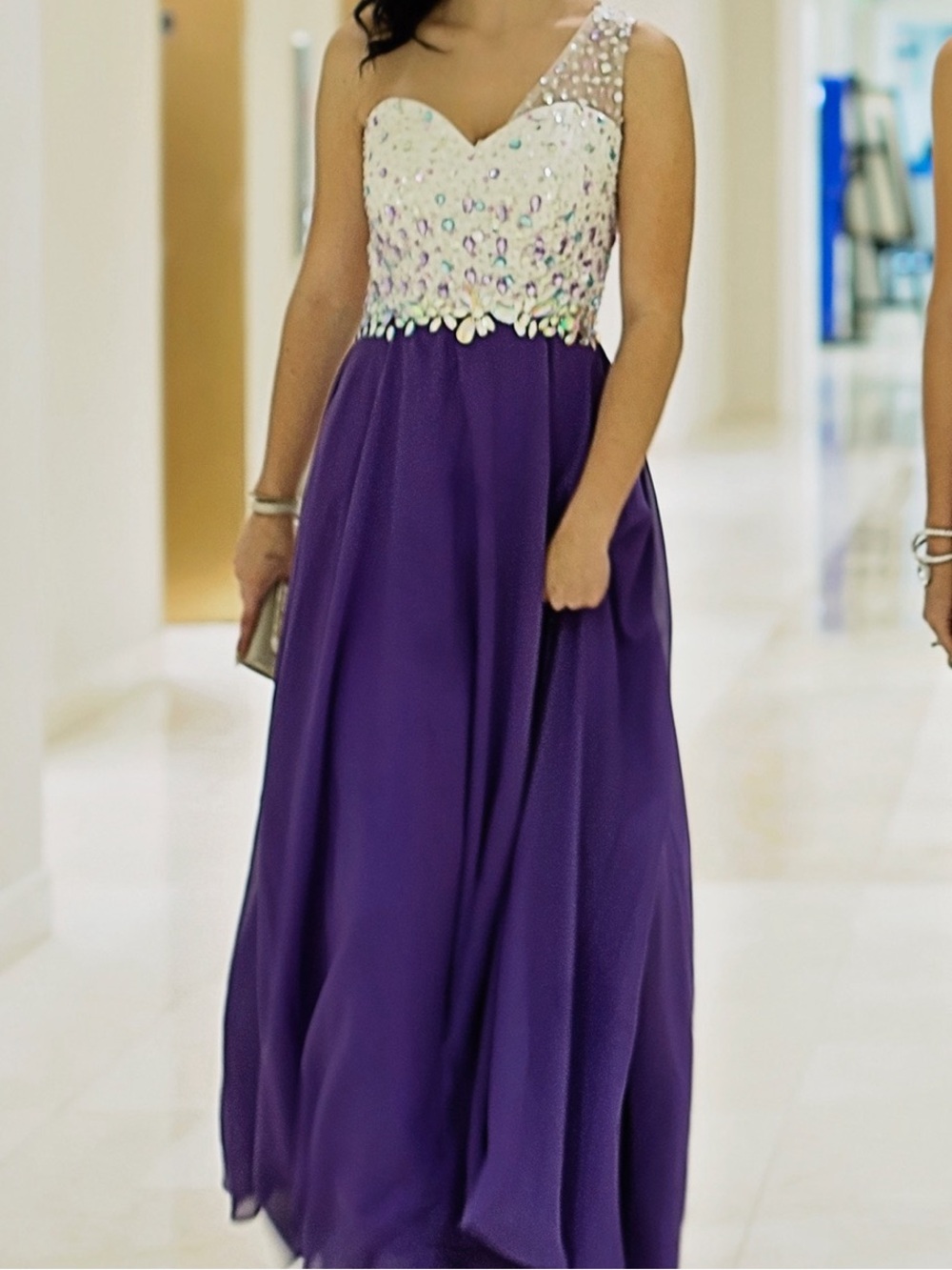 Embellished  Evening Gown - Women's Formal Dress
